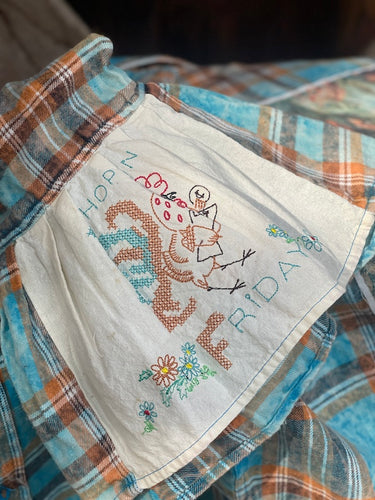 BIRDS OF A FEATHER Flared Sleeve Flannel